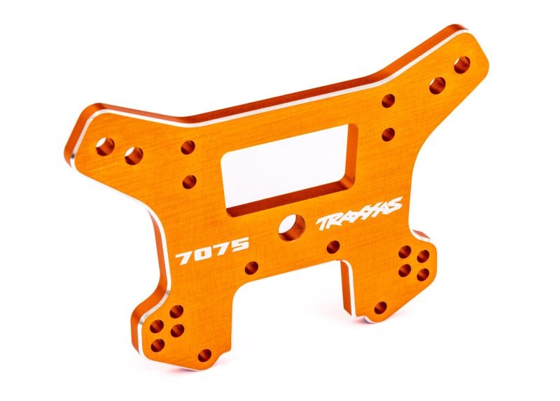 Traxxas Dämpferbrücke vorn 7075-T6 Alu orange eloxiert 9639T