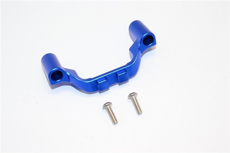 GPM Alu Getriebebox Protectorbefestigung blau Traxxas 1/10 E-Revo Alt & 2.0