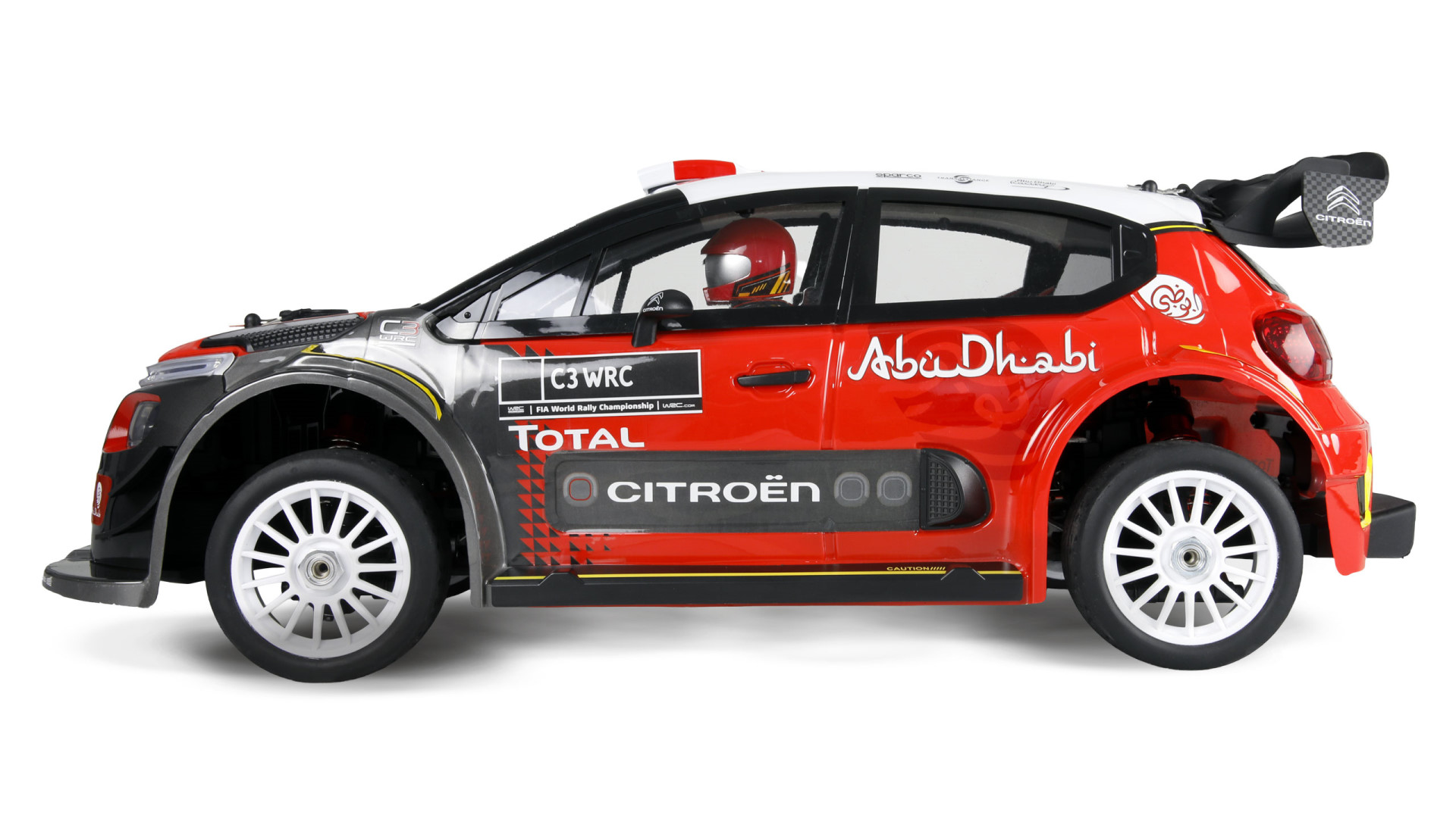 MJX Hyper GO 1/7 Citroen C3 WRC Rallye Brushless 4WD RTR incl. Akku & Lader 21126 - Abbildung 2