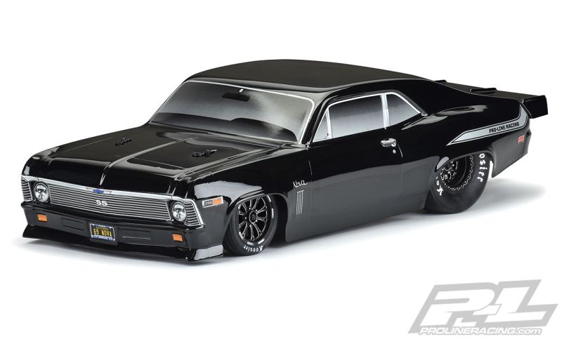 Pro-Line 1969 Chevrolet Nova Karo schwarz für Slash 2WD Drag Car 3531-18