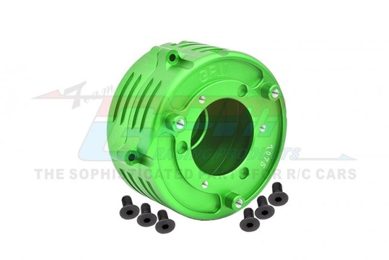 GPM ALU 7075 FLYWHEEL HOUSING grün 1/4 PROMOTO-MX MOTORCYCLE RTR MX012G