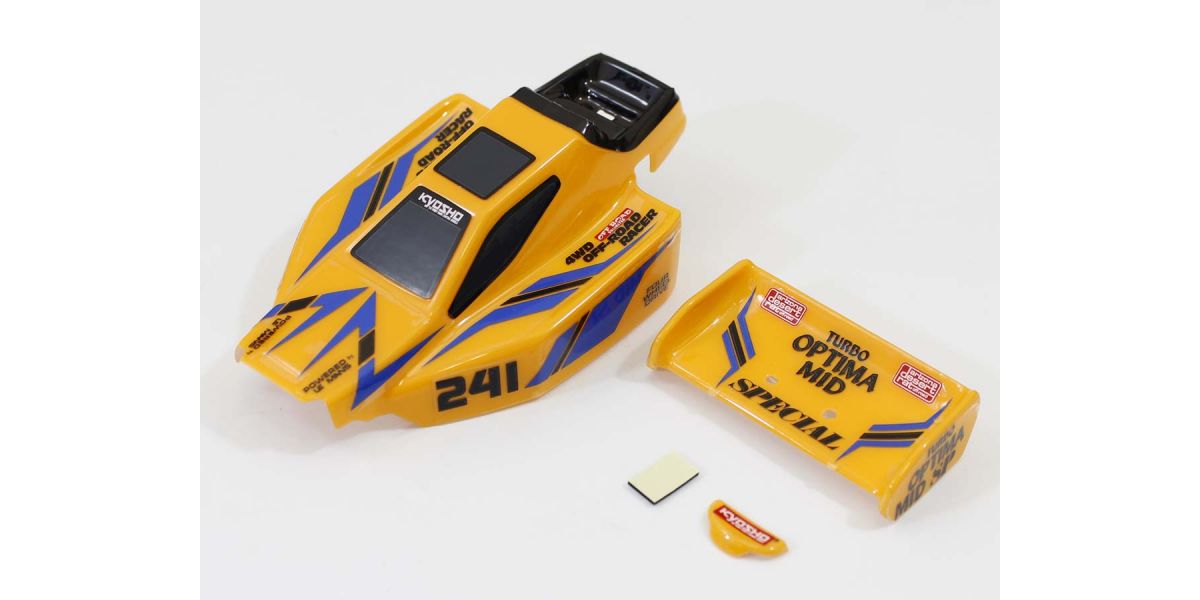 Kyosho Karosserie Mini-Z Buggy Turbo Optima Mid SP - Gelb MBB09Y