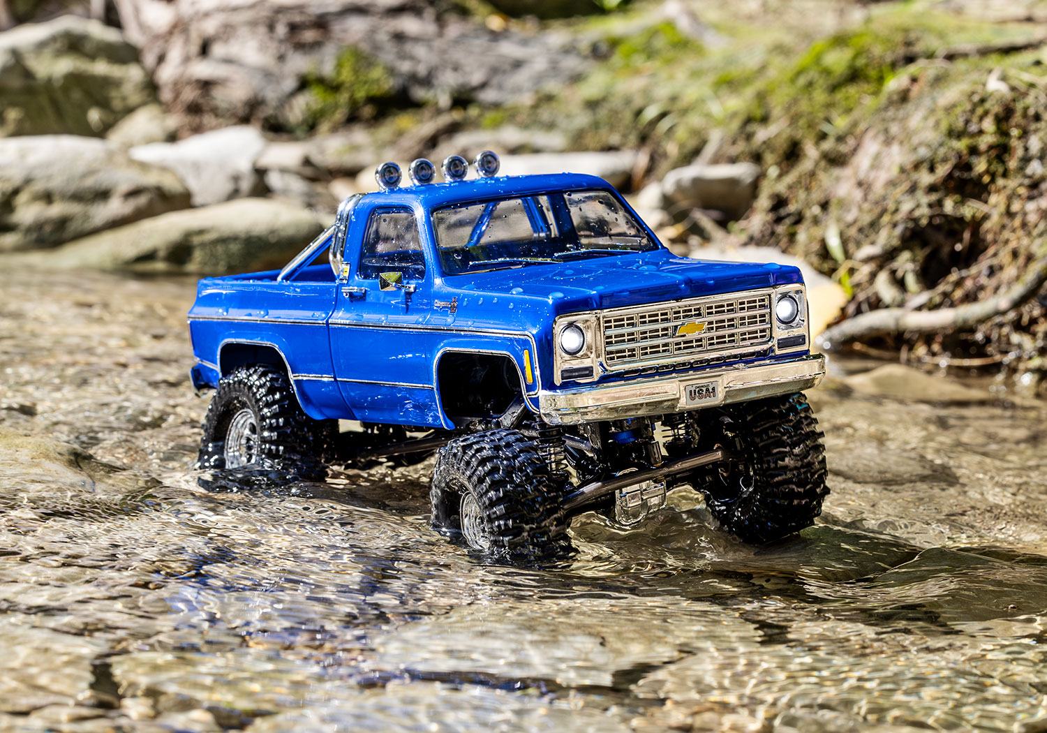 TRAXXAS TRX-4M Chevy K10 4x4 High Trail blau 1/18 Crawler RTR 97064-1 - Abbildung 9