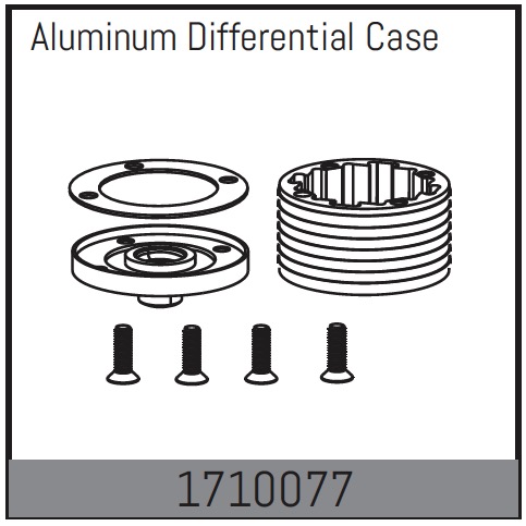 Absima Aluminium Differentialgehäuse 1710077