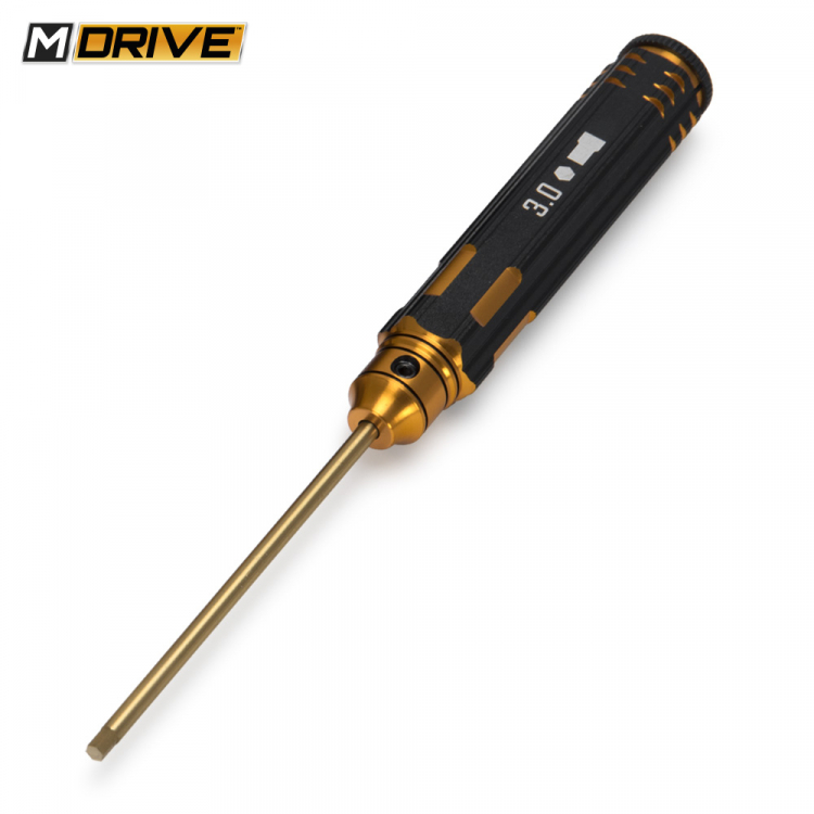 M-DRIVE Pro TiN Innensechskant Schlüssel 3.0mm MD21030