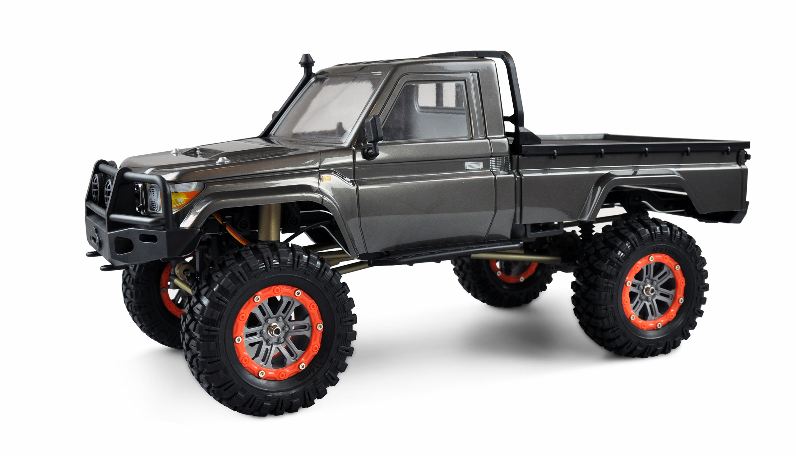 Amewi AMXRock RCX10P Scale Crawler Pick-Up 1:10, RTR grau 22435
