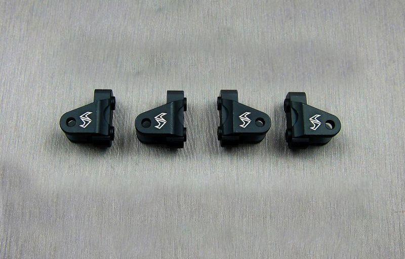SAMIX Alum. Dämpfer/Aufhängung Befestigung unten schwarz 4Stk. für MST CFX-W CFXW-6042