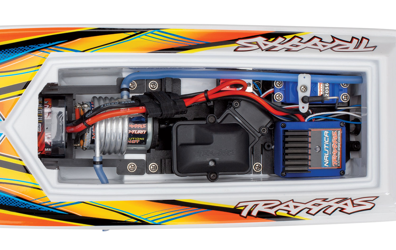 Traxxas Blast Rennboot orange +USB-C-Lader 38104-8 - Abbildung 3