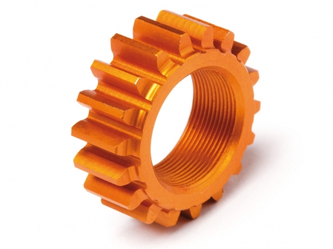 HPI Ritzel mit Gewinde 18Zx12mm (1M/Orange/Nitro 3) 106630