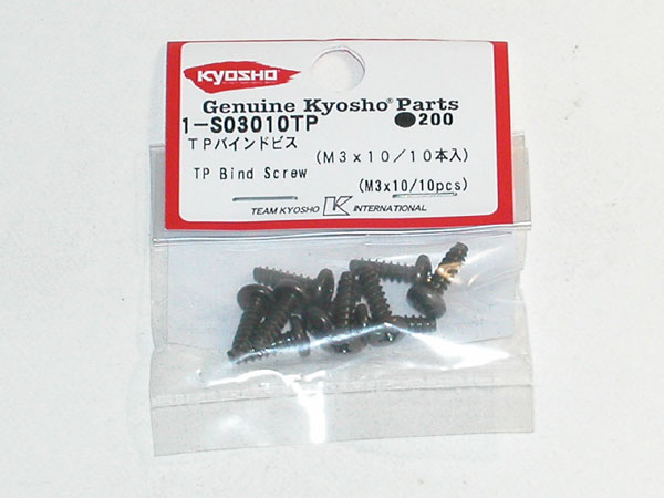 Kyosho LINSENKOPFSCHRAUBEN TP M3X10 (10) 1-S03010TP