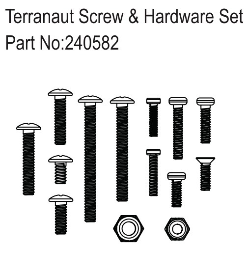 Hobby Plus Terranaut Screw & Hardware Set 240582