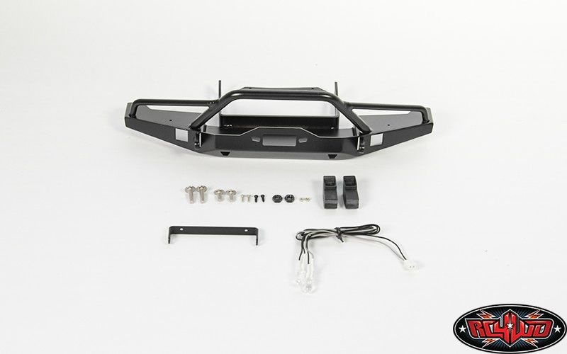 RC4WD Solid Front Bumper for Axial SCX10 II XJ (Black) VVV-C0331