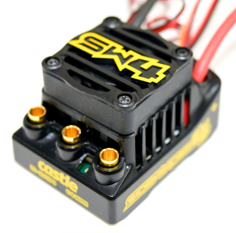 Castle Sidewinder 4 12.6V ESC WP Combo 1406-5700KV Sensor Motor 010-0164-02