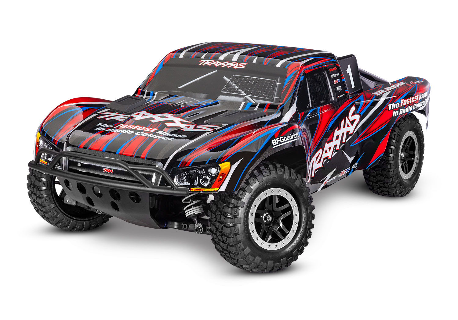 Traxxas Slash 4x4 VXL Clipless HD Rot Brushless ohne Lader & Akku 68386-4