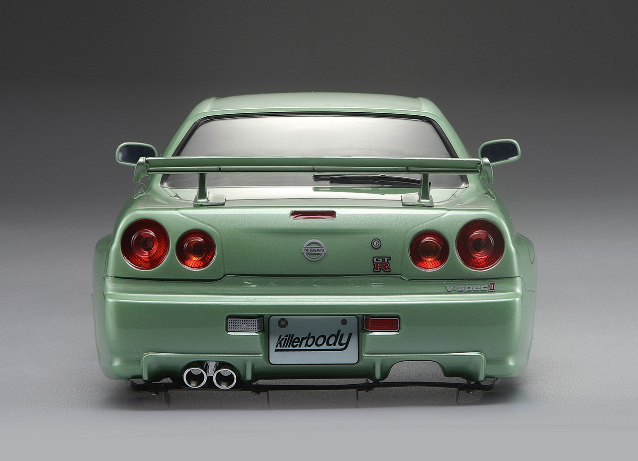 KB48646 Nissan Skyline R34 Karosserie Champagner Grün 195mm RTU
