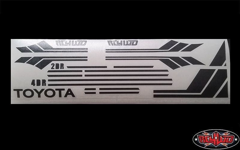 RC4WD Clean Stripes Vinyl Graphic Decal for Mojave II Z-B0143