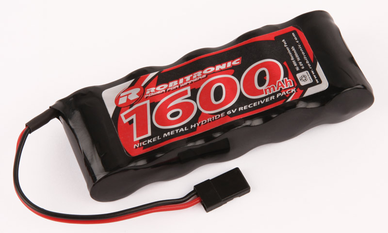 RX160 NiMH Akku 1600mAh 5 Zellen 2/3A Empfängerpack - Abbildung 1