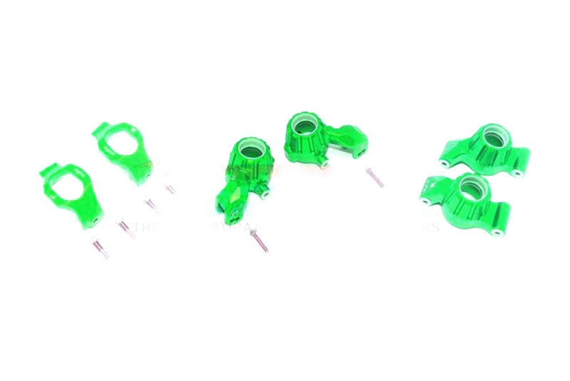 GPM Alu Lenkhebel, C-Träger vo und Rädträger hi +KT grün TRX Maxx, Maxx Slash TXMS192122NG