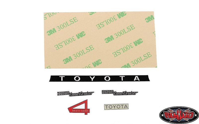 RC4WD Metall-Emblem Set VVV-C1404
