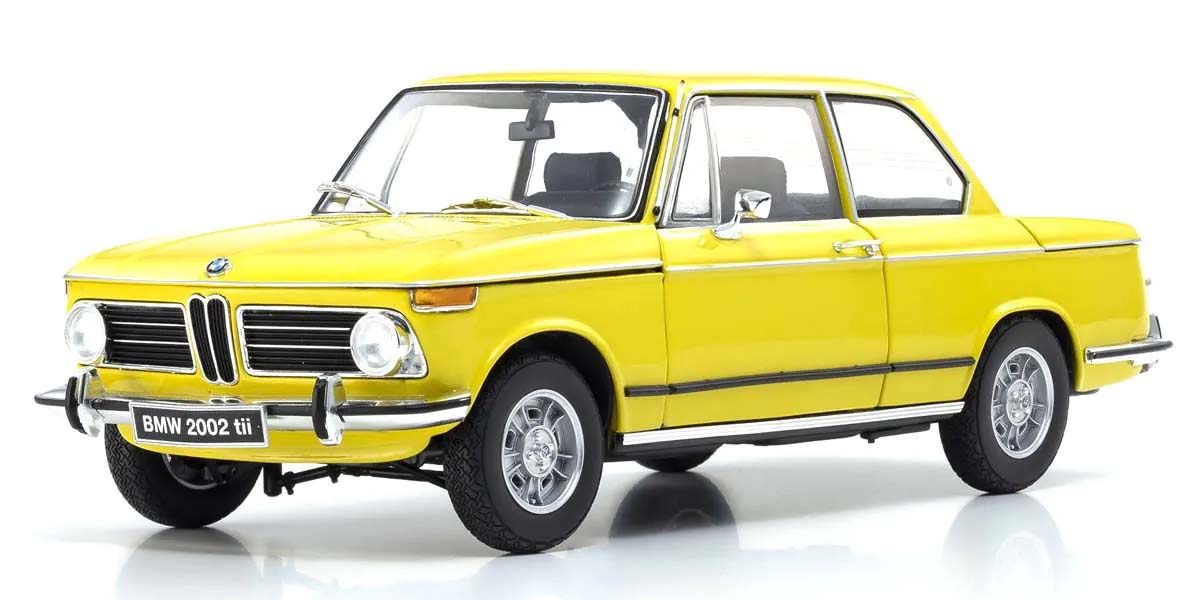 Kyosho 1:18 BMW 2002 Tii 1972 Gelb 08543GF