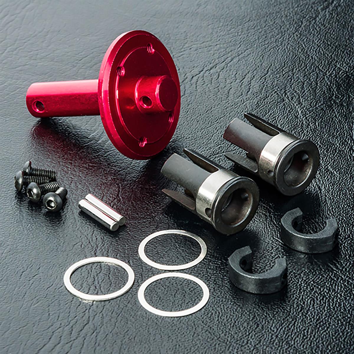 210585R Starrachse Alu rot vorne RMX 2.0