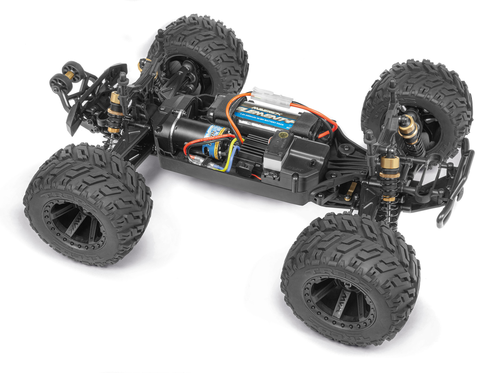 Maverick Quantum MT 1/10 4WD Monster Truck Rot 150102