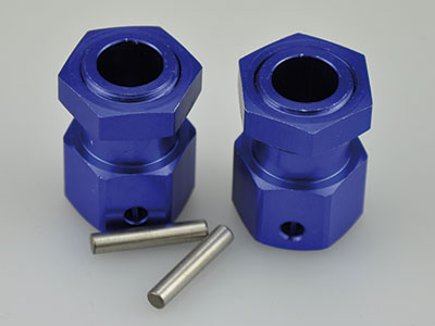 Amewi 50025 Radmitnehmer Set hinten Tuningteil in BLAU - Pitbull X 50025-BL