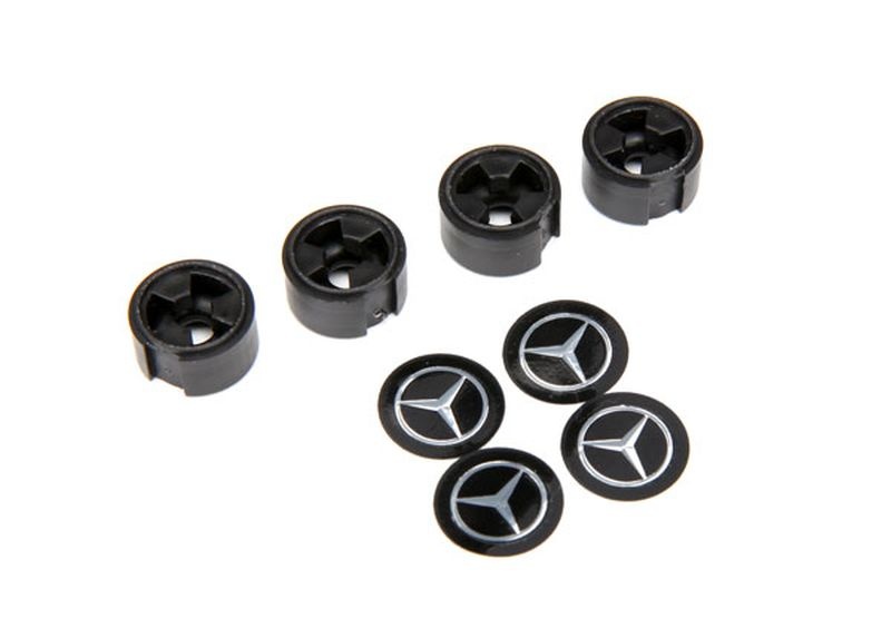 Traxxas Mercedes-Benz G500 Zentral-Radkappe schwarz (4) 8873 - Abbildung 1
