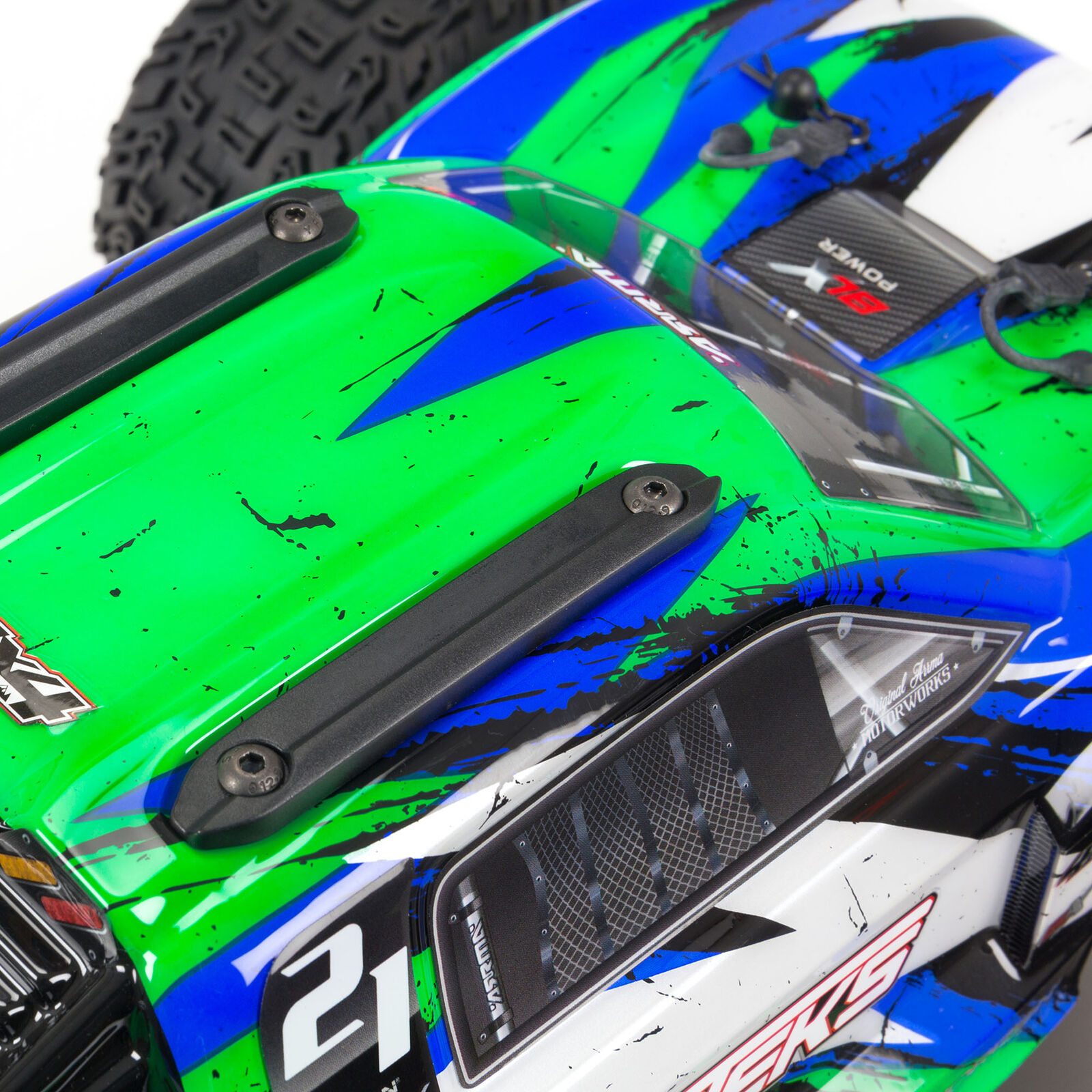 ARRMA 1/10 VORTEKS 4X4 3S BLX 4WD Stadium Truck Green ARA4305V3BT3