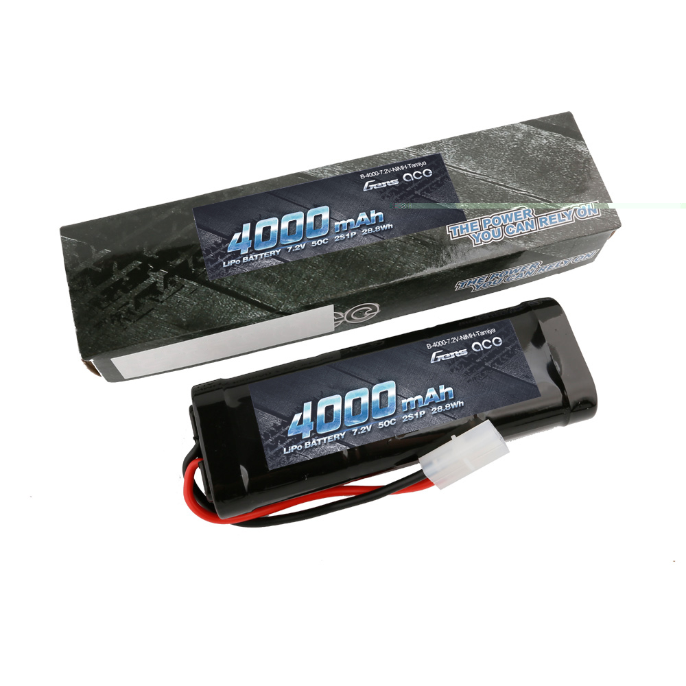Gens ace Akku NiMh 7.2V-4000Mah (Tamiya) 135x48x25mm 385g GE2-4000-1TA