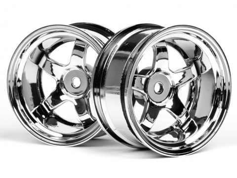HPI Work Meisters S1 Felge 26mm (Chrom/9mm Offset) 3593 - Abbildung 1