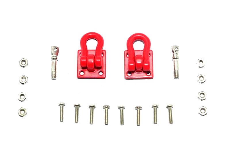 GPM Alu D-Ringe rot Traxxas Traxxas4 & 6