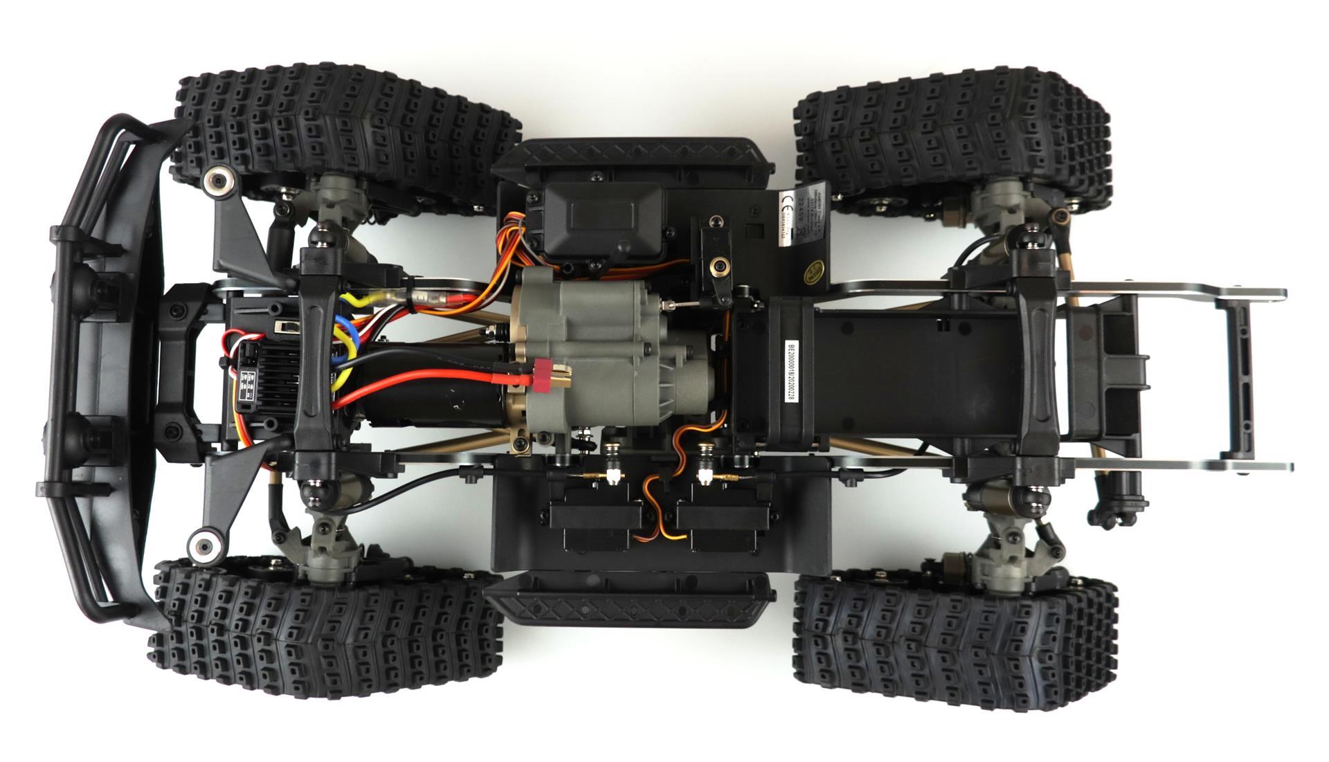 Amewi AMXRock RCX10TP Scale Crawler Pick-Up 1:10 RTR grau 22459