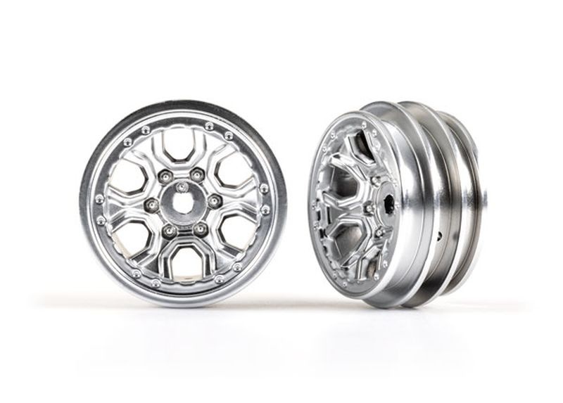 Traxxas Felgen 1.0 (satin chrome) (2) 9770-SATIN - Abbildung 1