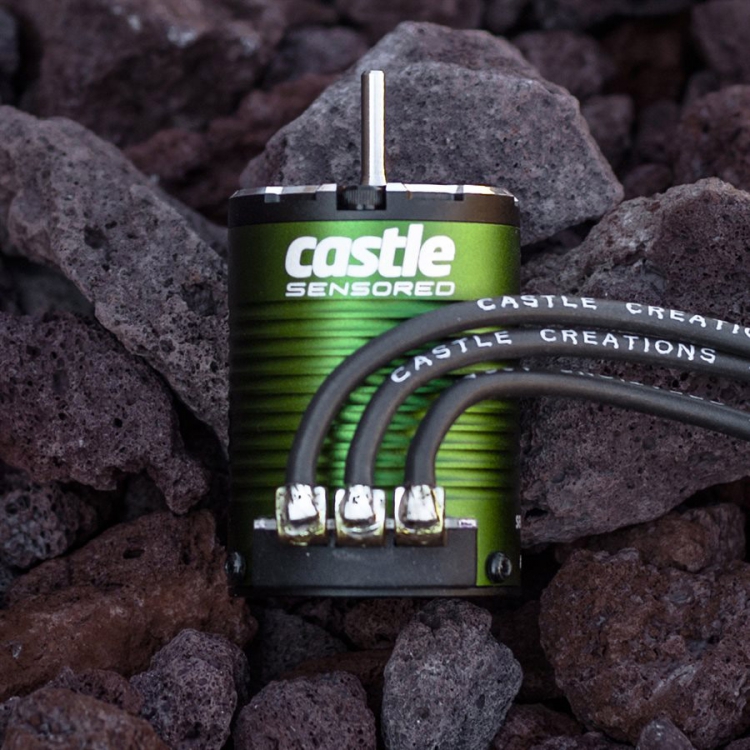Castle Sidewinder 3 Combo ESC 12V 1/10 & 1406-4600KV Sensormotor 010-0115-05