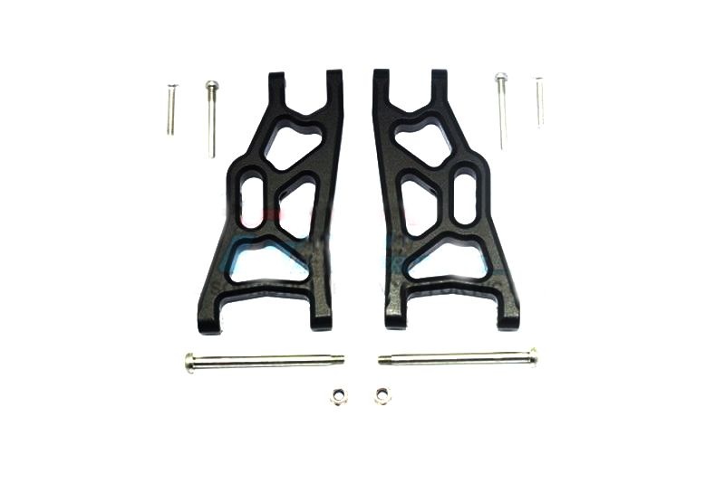 GPM Alu Querlenker vorn eloxiert schwarz Traxxas 1/10 Rustler, Bandit