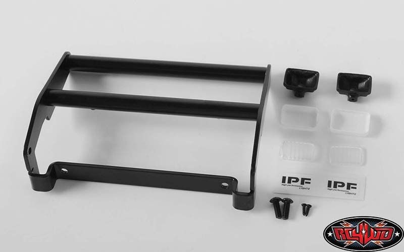 Cowboy Front Grill Guard W/Lights for Traxxas TRX-4 VVV-C0504