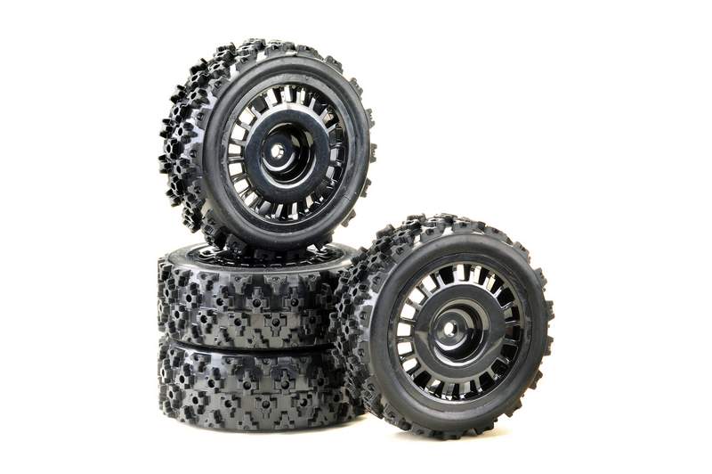 Absima Räderset "Rally Block Design" schwarz 1:10 (4 St.) 2510060