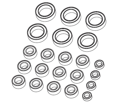 Carson 05357 X10EB Kugellagerset 500405357