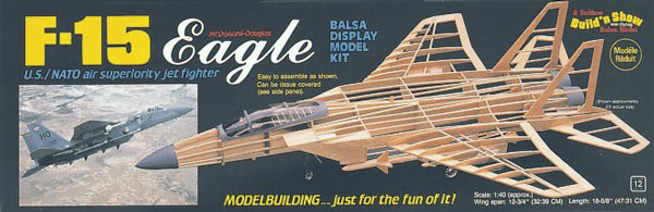 Guillow F-15 Eagle Balsabausatz 1401
