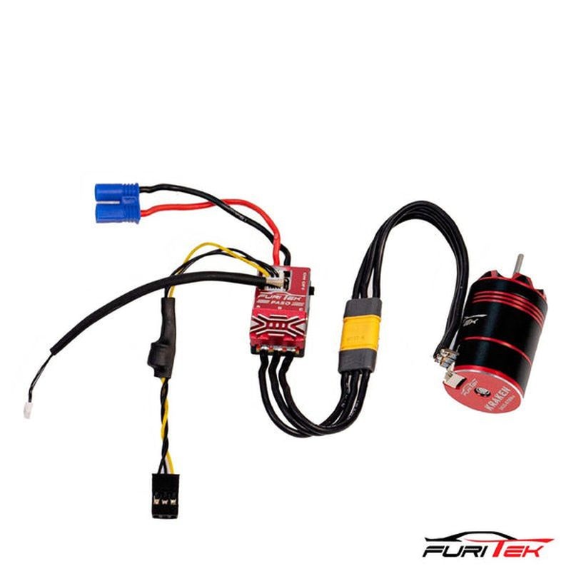 FURITEK VORTEX 6700kv Brushless ESC/Motor Combo für Losi Mini-B, Mini-T, JRX2/JRXT FUR-2585