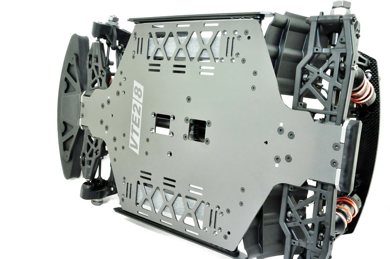 Hobao Hyper VTE2 8 On-Road Extreme Speed 1/8 Chassis (ohne Karosserie und Reifen) VTE2-8 - Abbildung 2