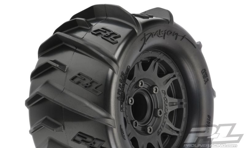 Pro-Line Dumont 2.8 Sand/Schnee auf Raid 6x30 Felge schwarz für Stampede 2WD & 4WD v/h 10193-10