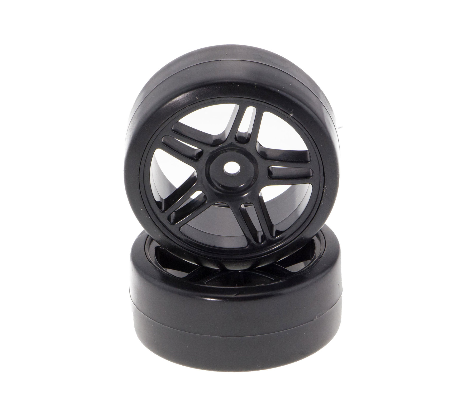 Monstertronic Drift Räder 1:10 Schwarz 63x26mm (2) 12mm