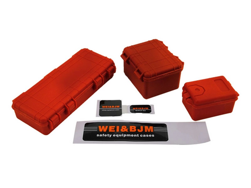 H-SPEED Kistenset 3 Stück veschiedene Größen rot HSPY021