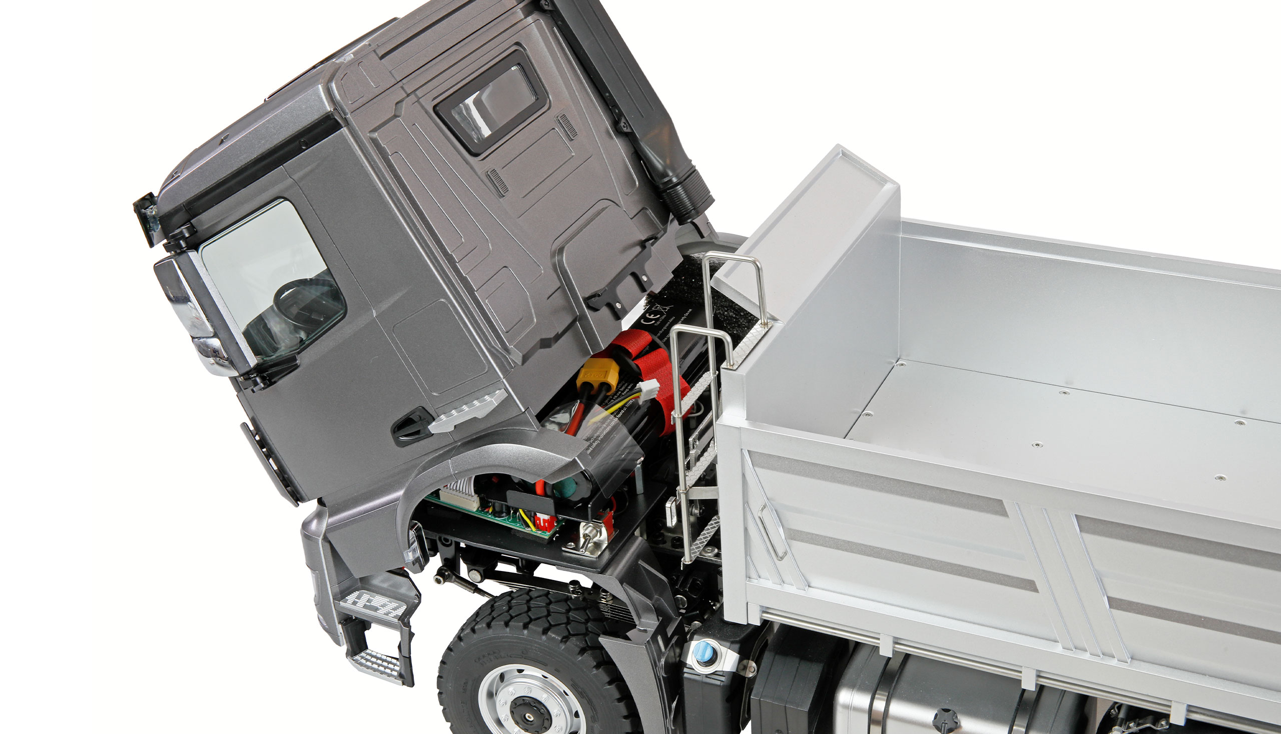 Amewi Mercedes-Benz Arocs Muldenkipper 6x6 1:14 RTR anthrazit 22728