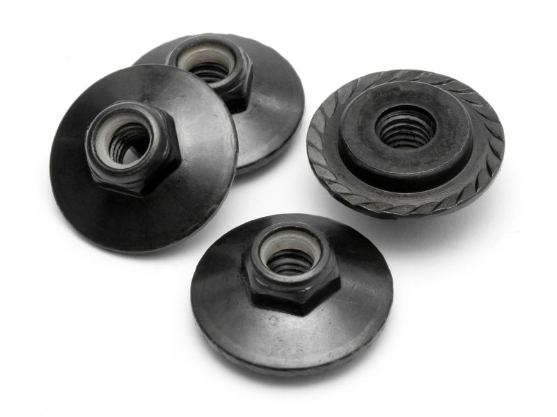 HPI Mutter mit Flansch M5X8mm (schwarz/4St) Z680 - Abbildung 1