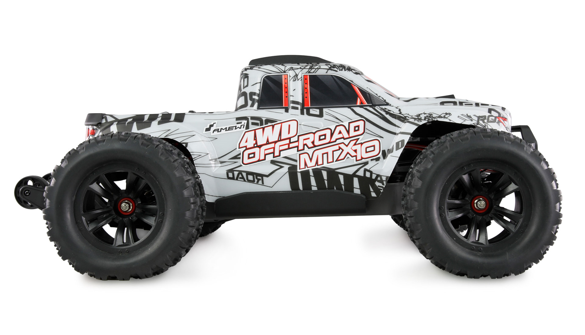 MJX Hyper GO 1/10 MTX10 Monstertruck Brushless ARTR weiß 22686 - Abbildung 3