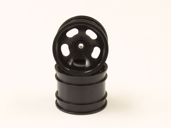 Kyosho FELGEN HINTEN BEETLE 2014 SCHWARZ (2) SCH004BK