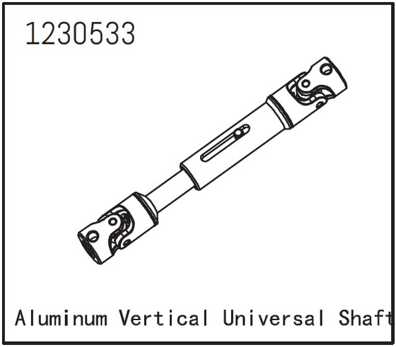 Absima Aluminium Gelenkwelle 1230533